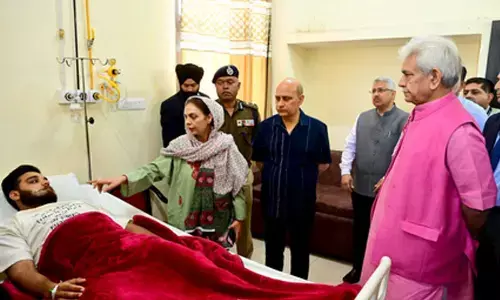 J&K: LG visits hospital to enquire about security personnel injured in Kathua ops