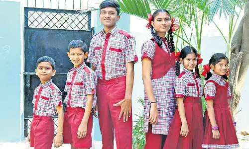 School edn officials left red faced as students kick out a knicker row