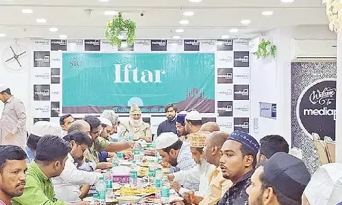 Iftar get-together with media fraternity