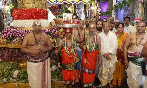 Viswavasu Ugadi Asthanam held