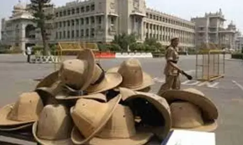 British-era hats to be replaced soon by smart hats for Karnataka Police