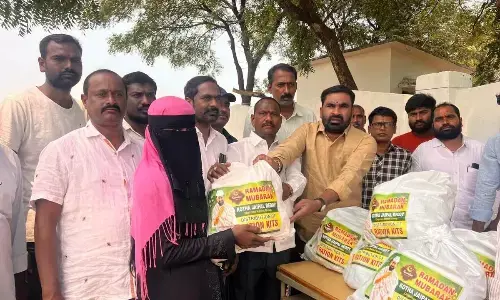 Ration kits distributed to poor muslims