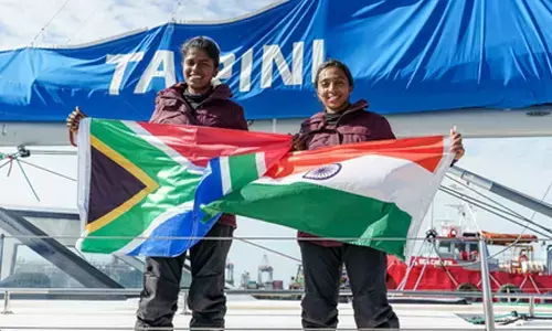 Navika Sagar Parikrama II: Indian Navy’s women officers reach Cape Town
