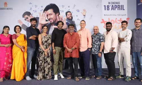 ‘Sarangapani Jathakam’ pre-release event creates buzz ahead of April 18 release