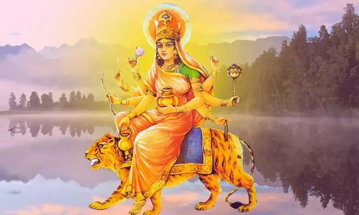 Happy Chaitra Navratri 2025 Day 4: Blessings of Maa Kushmanda Happy Chaitra Navratri 2025 Day 4: Blessings of Maa Kushmanda