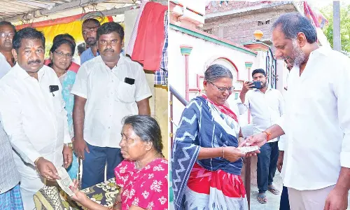 Ministers distribute welfare pensions