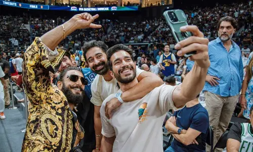 A big night at Yas Island with Ranveer and NBA stars spotted at their favourite after-party hotspot