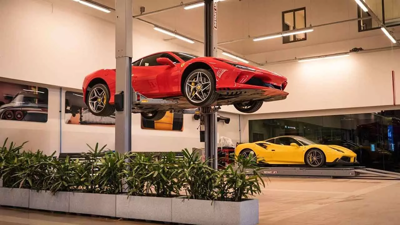 Ferrari gets its first showroom in Bengaluru Ferrari gets its first showroom in Bengaluru
