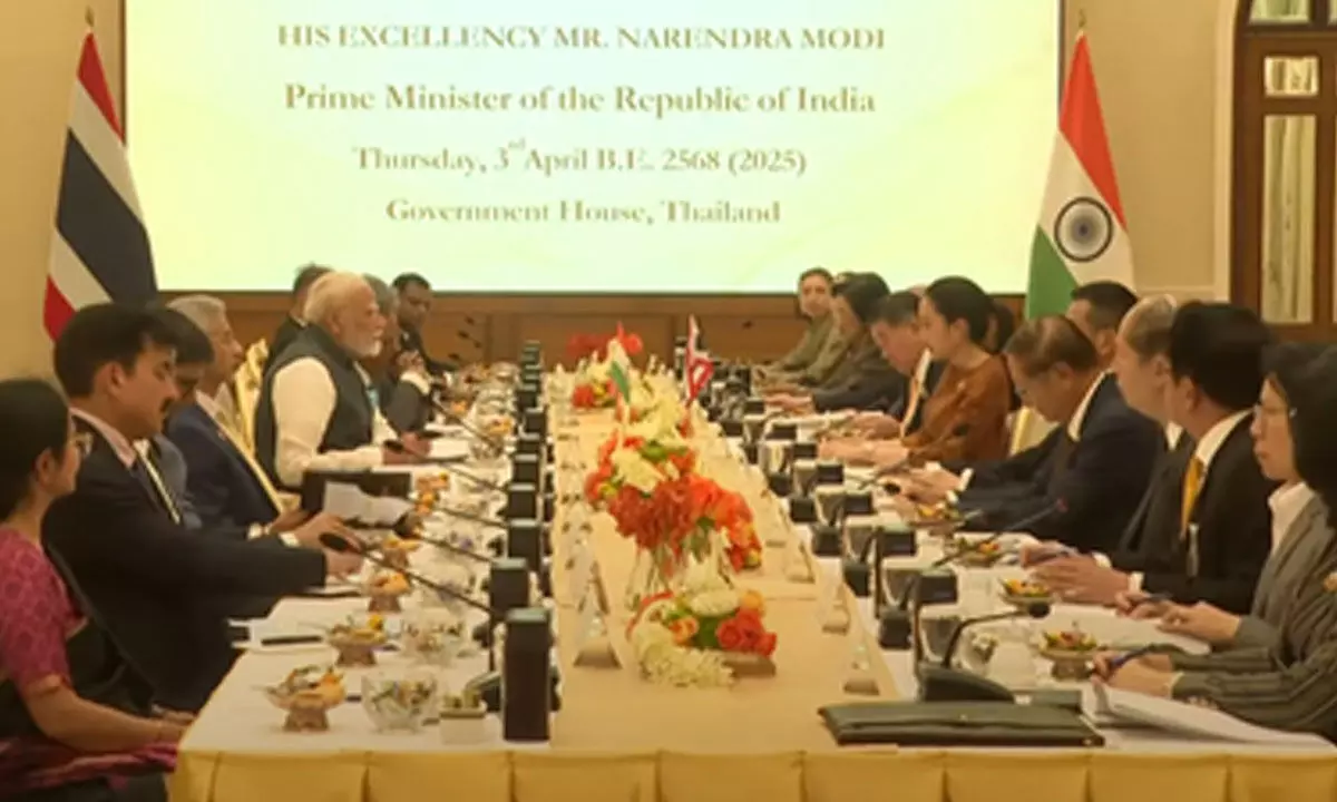 PM Modi meets Thai counterpart as India and Thailand set to elevate ties to Strategic Partnership