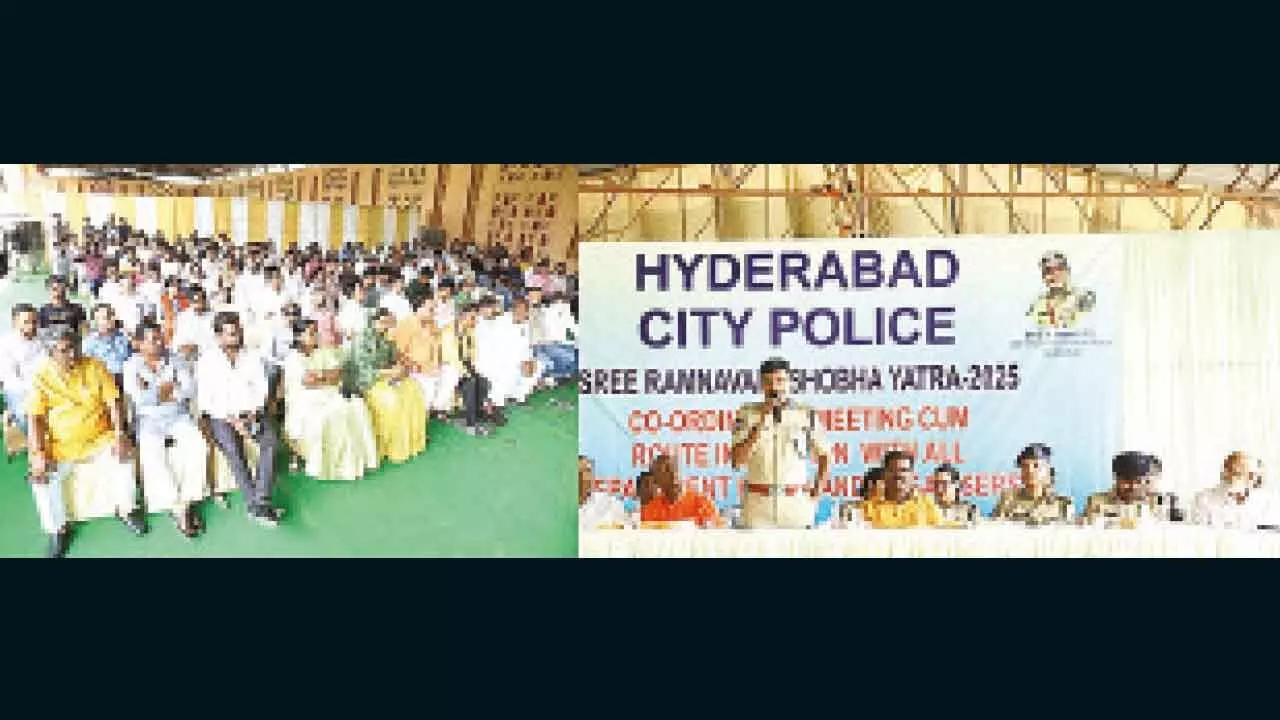 No booming DJ music from this Rama Navami Shobha Yatra: CP No booming DJ music from this Rama Navami Shobha Yatra: CP