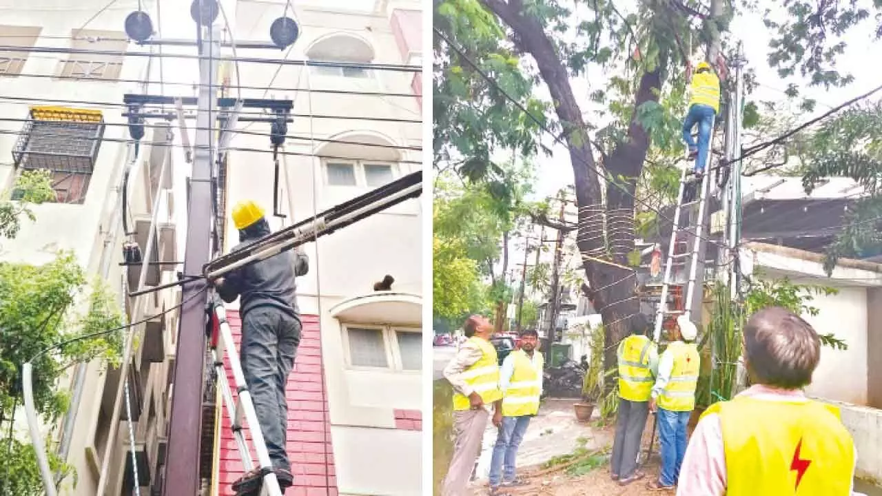 TGSPDCL acts swiftly to restore power after heavy rains