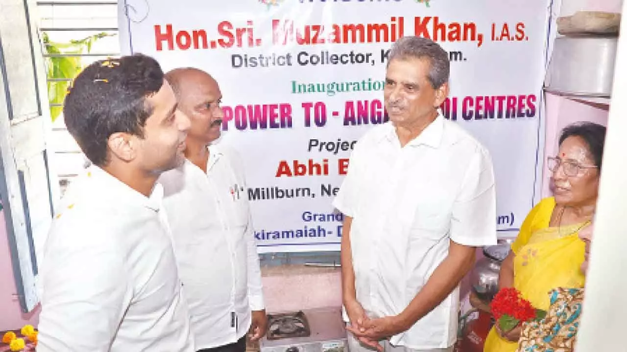 Young volunteer brings solar power to Anganwadi centres Young volunteer brings solar power to Anganwadi centres