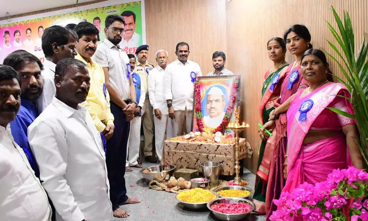 Babu Jagjivan Ram’s life is an inspiration: MLA Thudi Babu Jagjivan Ram’s life is an inspiration: MLA Thudi