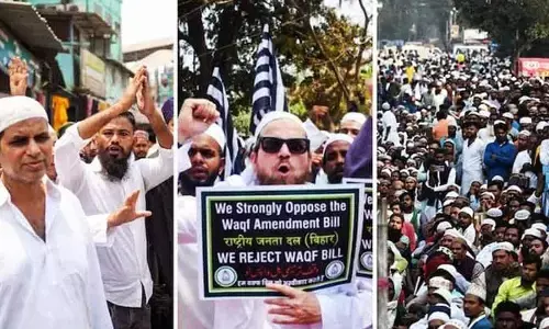 Fallout Of Waqf Bill: Huge protests in Kolkata, Chennai, Ahmedabad