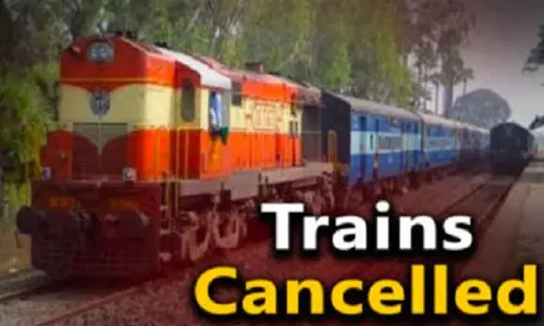 Partial train cancellations due to line block