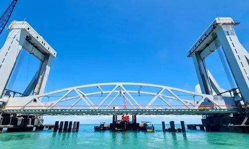 India’s first vertical lift sea bridge opens today