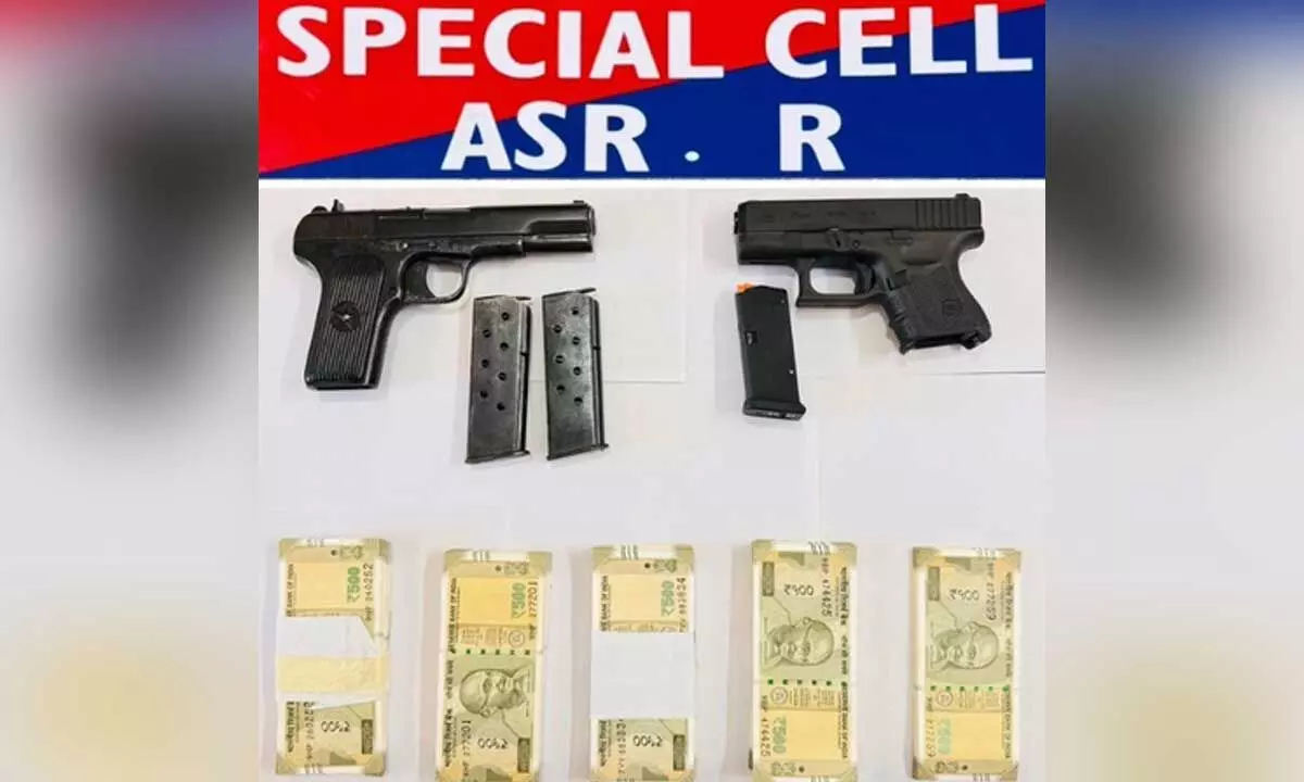 Punjab Police arrest man with ISI links; weapons, counterfeit currency seized