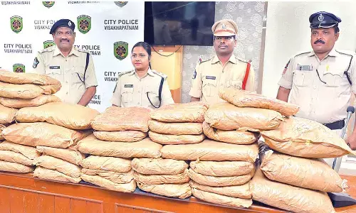 126-kg ganja seized in Duvvada