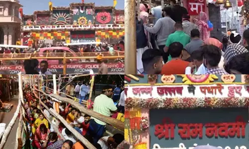Ram Navami being celebrated today with religious fervour, devotees throng temples