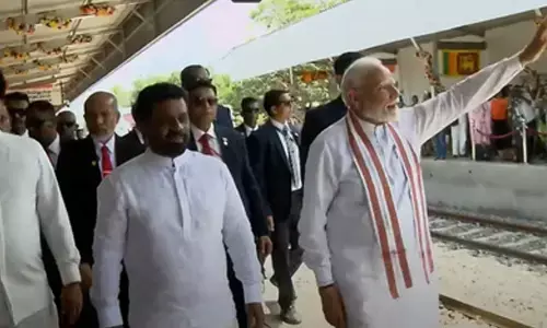 PM Modi, Lankan Prez Dissanayake launch India-backed railway projects in Anuradhapura