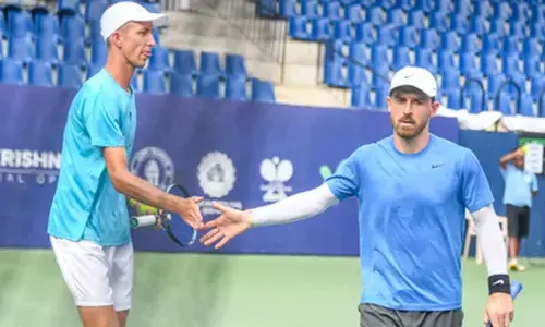 ‘Trip to India made me pick up tennis again, says Nick Chappell, doubles winner of SM Krishna Memorial Open