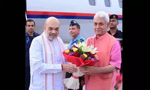 HM Amit Shah arrives on three-day J&K visit