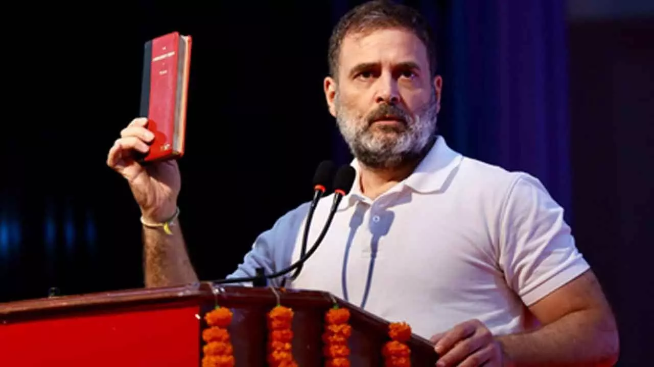 At Patna meet, Rahul Gandhi pushes for caste census, slams RSS-BJP At Patna meet, Rahul Gandhi pushes for caste census, slams RSS-BJP