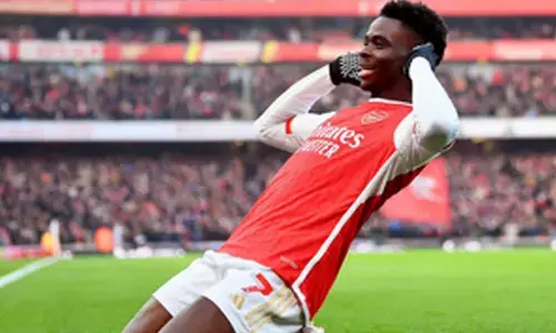 Saka rallies fans ahead of UCL QF vs Madrid, says Let’s make it Emirates’ greatest night