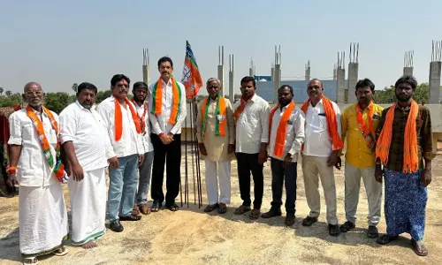 BJP Foundation Day Celebrated in Venkatapuram Village, Aiza Mandal