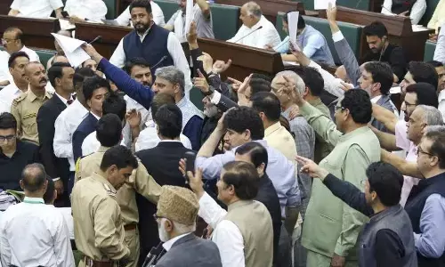 Ruckus over Waqf Act in J&K Assembly