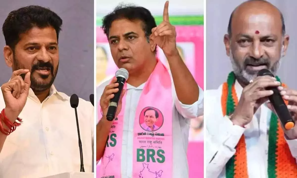 Revanth Reddy and KTR working together to loot the state, alleges Bandi Sanjay
