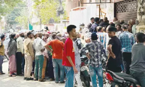 Bald-pated hopefuls throng in droves for hair regrowth lotion