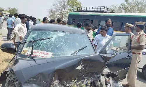 Road accident claims life of Spl Deputy Collector Rama Devi
