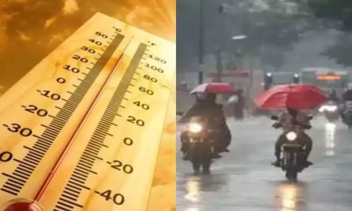 Unusual Weather Conditions in Telangana: Rainfall in Some Areas, Heatwave in Others