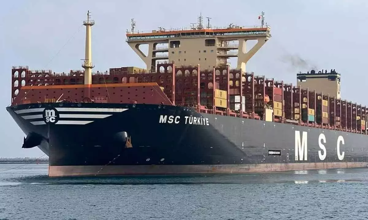 Adanis Vizhinjam Intenational Seaport welcomes Engineering Marvel MSC Turkiye ship Adanis Vizhinjam Intenational Seaport welcomes Engineering Marvel MSC Turkiye ship