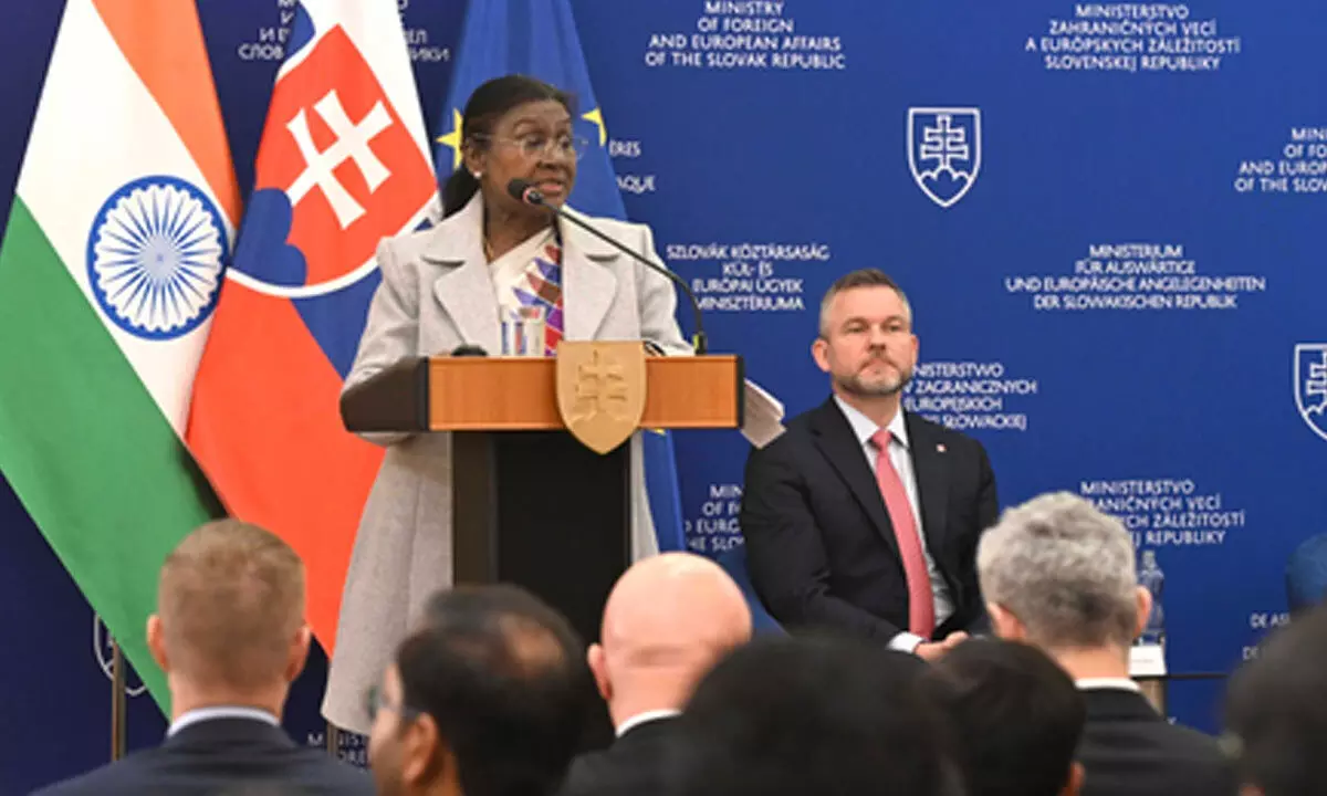 Indian talent can be valuable partner in economic progress of Slovakia: President Murmu Indian talent can be valuable partner in economic progress of Slovakia: President Murmu