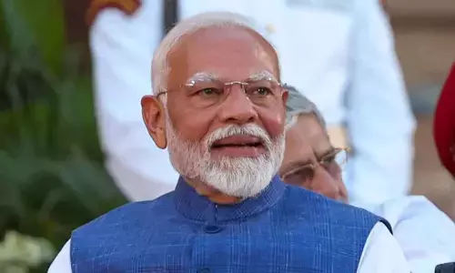 PM Modi arrives in MP, to participate in cultural programmes at Anandpur Dham