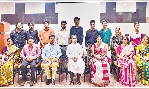 Alumni meet of MBA students at ALIET