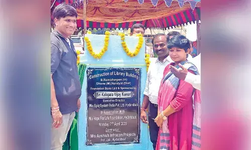 Library construction taken up in B Ramadurgam