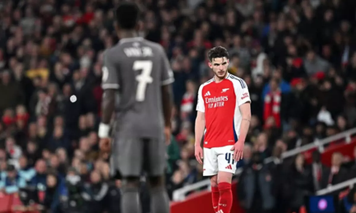 Declan Rice named UCL Player of the Week for stunning free-kicks vs Real Madrid Declan Rice named UCL Player of the Week for stunning free-kicks vs Real Madrid