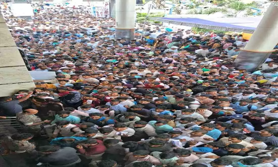 Warangal Job Mela Sees 23,000+ Aspirants, 5,631 Hired Instantly Warangal Job Mela Sees 23,000+ Aspirants, 5,631 Hired Instantly