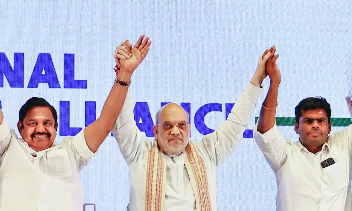 Home Minister Shah Confirms BJP-AIADMK Alliance, Criticizes Tamil Nadus DMK Government Home Minister Shah Confirms BJP-AIADMK Alliance, Criticizes Tamil Nadus DMK Government