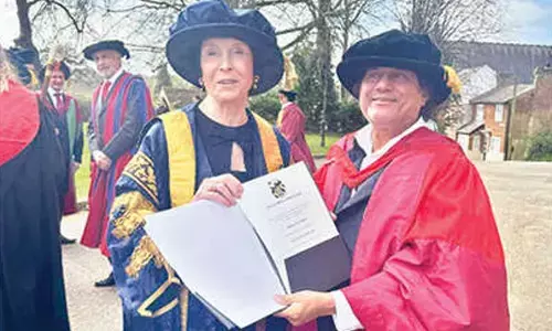 Samanta gets 65th honorary doctorate