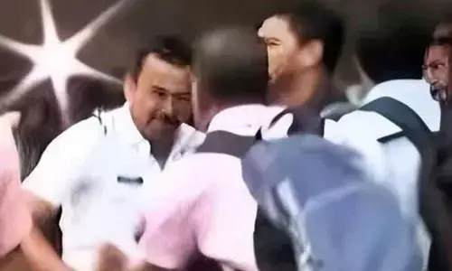 Cop spotted kicking school job loser assigned to probe protests in Bengals Kasba