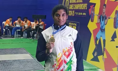 Juhitha bags gold at national weightlifting championship