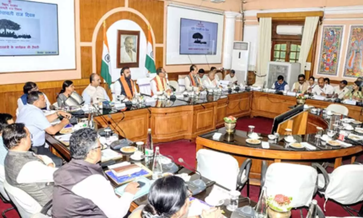 NDA holds meeting in Patna to prepare strategy for making PM Modi’s rally ‘historic’ NDA holds meeting in Patna to prepare strategy for making PM Modi’s rally ‘historic’