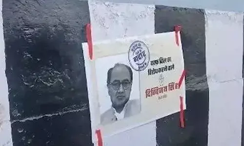 Posters terming Digvijaya Singh ‘gaddar’ sparks row