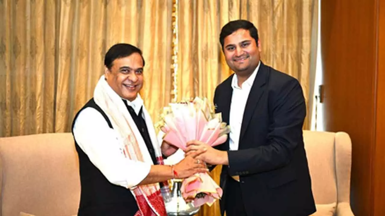 Assam CM holds meeting with Jeet Adani on rolling out Groups Rs 50,000 crore investment plan Assam CM holds meeting with Jeet Adani on rolling out Groups Rs 50,000 crore investment plan