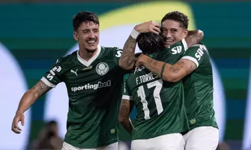 Football: Piquerez, Martinez fire Palmeiras to Brazils Serie A summit