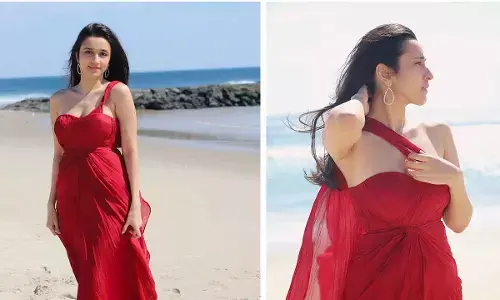 Nuveksha turns up beachside glam
